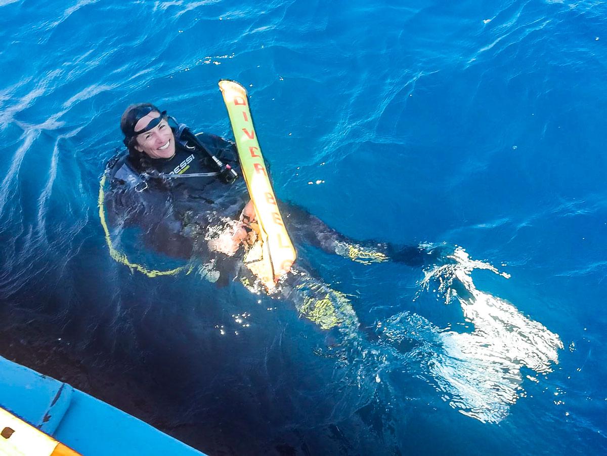 How to Inflate Safety Sausage Underwater