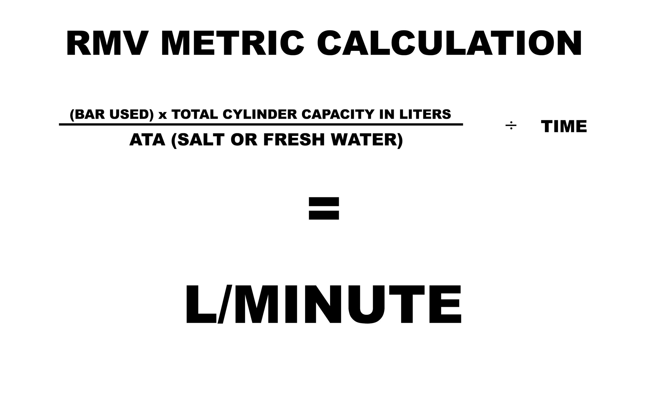 RMV calculation in metric