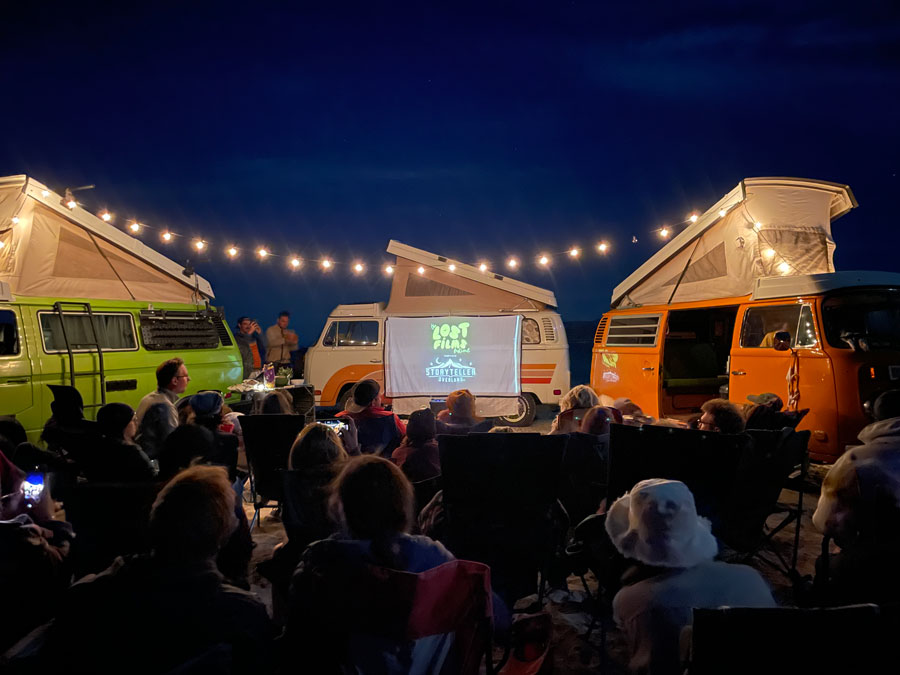 van life community in Baja Mexico