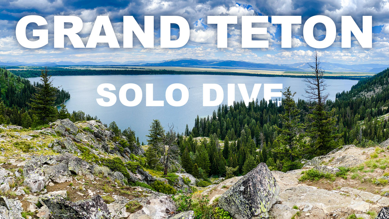 solo diving grand Teton national park